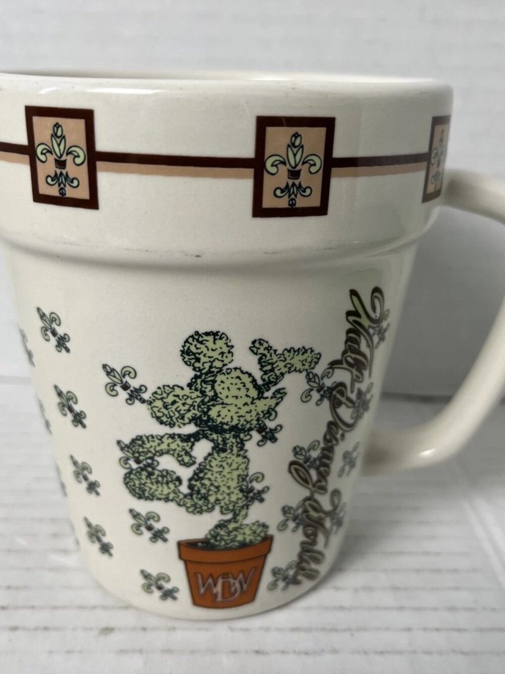Disney Parks Fantasia Mickey Topiary Ceramic Coffee Mug